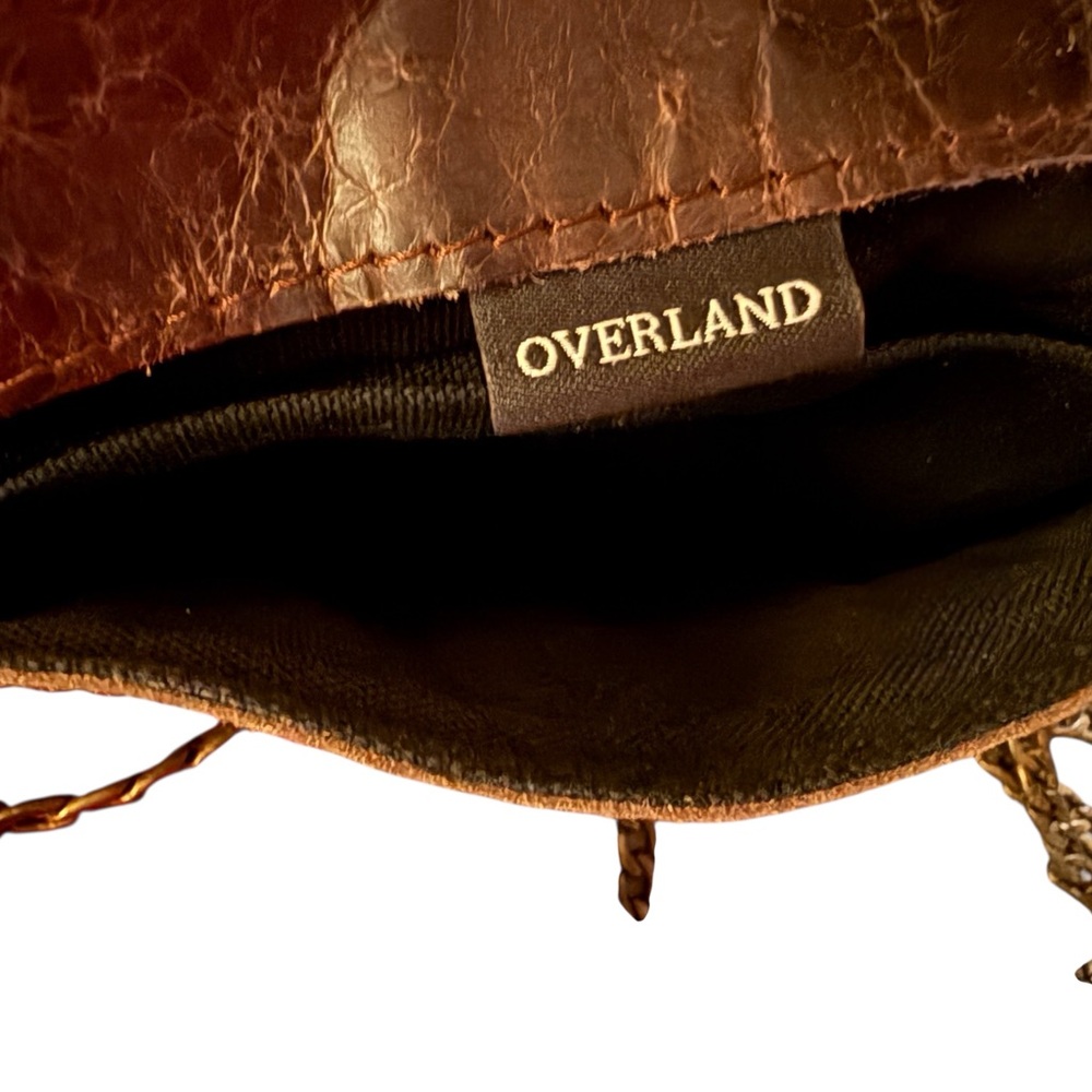 OVERLAND Sahara Sunset Beaded Leather Crossbody Clutch - Picture 4 of 4
